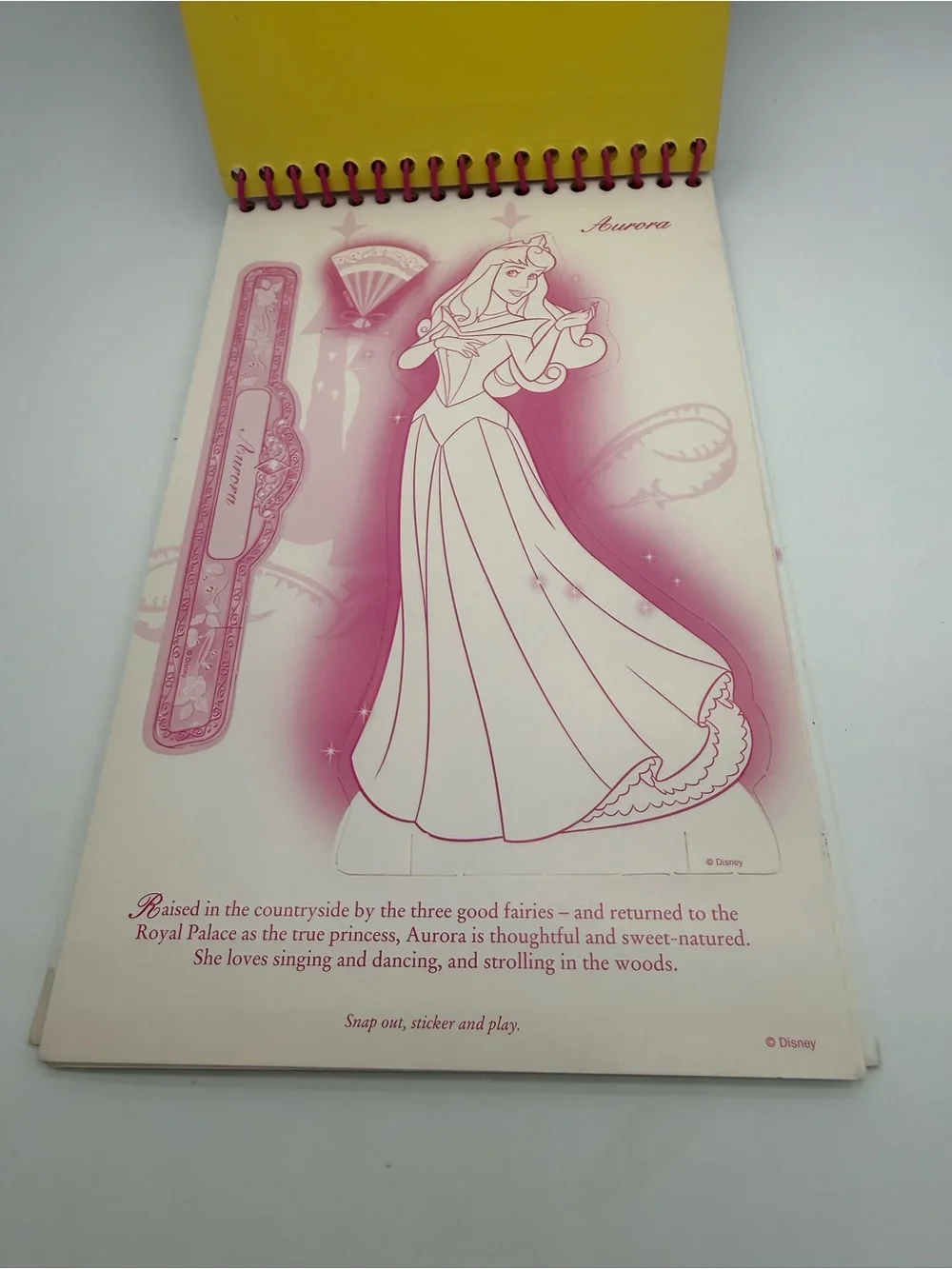 Disney My Princess Life Activity Storybook w/ 435 Stickers 4 Snap-Outs New Book